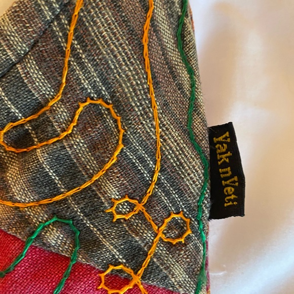 Bohemian Multicolor Shoulder Bag with Om Design - Picture 6 of 11